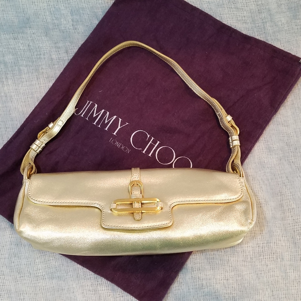 Jimmy Choo Purse Gold